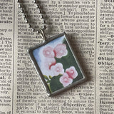 The Poky Little Puppy, vintage illustrations, up-cycled to soldered glass pendant