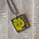 I am a Bunny, Richard Scarry children's book illustrations up-cycled to soldered glass pendant
