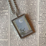 Wild Things, Max, Sendak, vintage children's book illustrations, up-cycled to soldered glass pendant