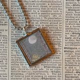 Wild Things, Max, Sendak, vintage children's book illustrations, up-cycled to soldered glass pendant