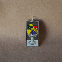 1Roy Lichtenstein, Pop Art, upcycled to hand soldered glass pendant