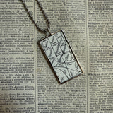 Palmistry, reading palms, hand chart, vintage victorian woodcut illustrations, up-cycled to soldered glass pendant (Copy)