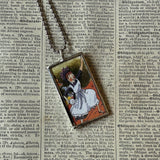 Amelia Bedelia, vintage illustrations, up-cycled to soldered glass pendant