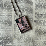 Dumbo, vintage illustrations, up-cycled to soldered glass pendant