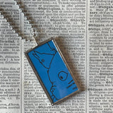 My Neighbor Totoro, Miyazaki animation stills up-cycled to soldered glass pendant