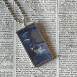 My Neighbor Totoro, Miyazaki animation stills up-cycled to soldered glass pendant