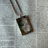 Picacco Guernica, 2-sided hand soldered glass pendant