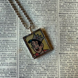 Archie and Jughead, Archie comics, original vintage 1970s comic book illustrations, upcycled to soldered glass pendant
