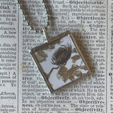 Are You My Mother? vintage children's book illustrations, up-cycled to soldered glass pendant