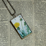 I am a Bunny, Richard Scarry children's book illustrations up-cycled to soldered glass pendant