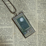 Wild Things, Max, Sendak, vintage children's book illustrations, up-cycled to soldered glass pendant