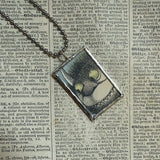 Wild Things, Max, Sendak, vintage children's book illustrations, up-cycled to soldered glass pendant