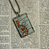 Philippines vintage map, hand-soldered glass pendant