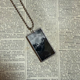 Ansel Adams photography, upcycled to hand-soldered glass pendant