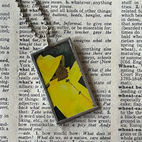 A Letter for Amy, Ezra Jack Keats, vintage children's book illustrations, up-cycled to soldered glass pendant