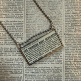 Bust Cream, vintage Sears Catalog illustrations, upcycled to hand soldered glass pendant