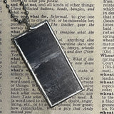 1 Ansel Adams photography, Yosemite, New Mexico, upcycled to hand-soldered glass pendant