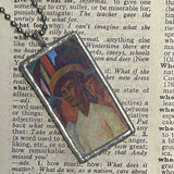 1 Dance in Tehuantepec by Diego Rivera, upcycled to hand soldered glass pendant