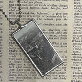 1 Ansel Adams photography, Yosemite, New Mexico, upcycled to hand-soldered glass pendant