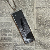 Ansel Adams photography, upcycled to hand-soldered glass pendant