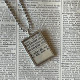 1 Octopus, vintage 1940s dictionary illustration, up-cycled to hand soldered glass pendant