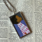Whistle for Willie, Ezra Jack Keats, vintage children's book illustrations up-cycled to soldered glass pendant