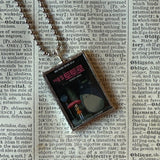 My Neighbor Totoro, Miyazaki animation stills / movie poster up-cycled to soldered glass pendant