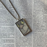 Wild Things, Max, Sendak, vintage children's book illustrations, up-cycled to soldered glass pendant