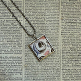 Nightmare before Christmas, Jack Skellington, original illustrations from vintage book, up-cycled to soldered glass pendant