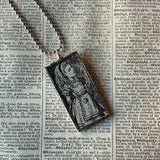 00Alice in Wonderland, original illustrations from vintage book, up-cycled to soldered glass pendant