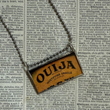Ouija Board, vintage illustration, up-cycled to soldered glass pendant