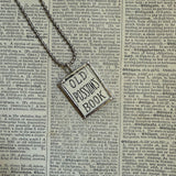 Gorey - Cats Vintage book illustrations, hand-soldered glass pendant