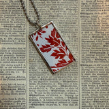 Romaire Bearden paintings, upcycled to hand soldered glass pendant