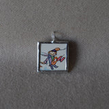 Vintage Fairy, Faeries, vintage children's book illustration up-cycled to soldered glass pendant